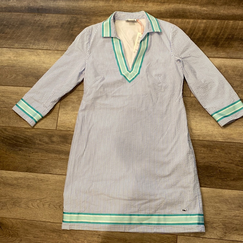 Vineyard Vines seersucker dress
